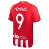 Maglia ufficiale Atlético Madrid Memphis 9 Casa 2023-24 per Bambino